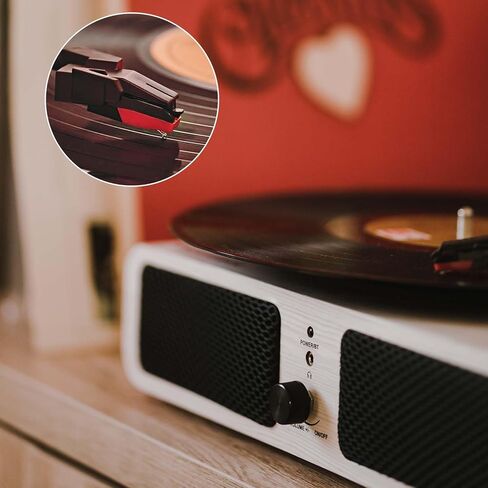 2pcs Record Player Needle Replacement, Red Record Player Stylus for LP Victrola ION Crosley in Saudi Arabia
