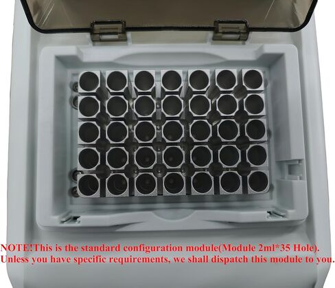 Intelligent Constant Temperature Mixer Thermostatic Dry Bath Incubator with Heating Cooling Function Standard Centrifuge Tube Module 2ml*35 Hole Speed Control Range 200-1800rpm in Saudi Arabia