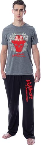Intimo Nightmare on Elm Street Mens 'Freddy Krueger Fire Film Set Pajama set in Saudi Arabia