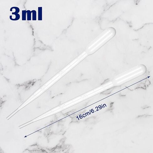 7 Sizes Plastic Beaker Set, Plastic Graduated Beakers with 3 Ml Plastic Droppers, Clear Measuring Graduated Liquid Container Beakers in 10ml, 25ml, 50ml, 100ml, 150ml, 250ml, 500ml in Saudi Arabia