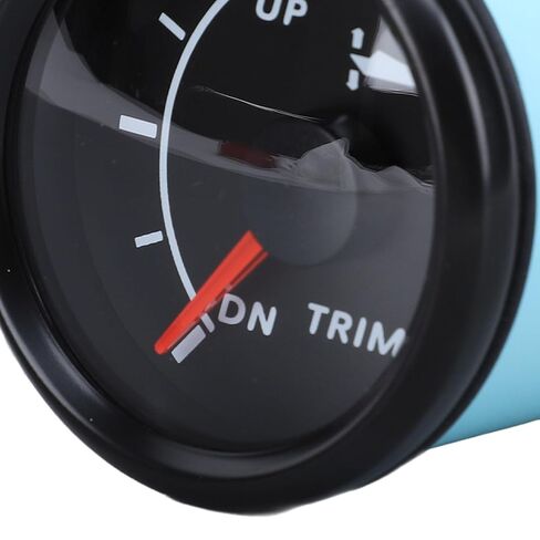 Focket Marine Trim Gauge, IP67 52mm Anti Fog Boat Trim Gauge, Tilt Meter with Stainless Steel Bezel for Yacht Fishing Boat Outboard 9 to 32VDC in Saudi Arabia