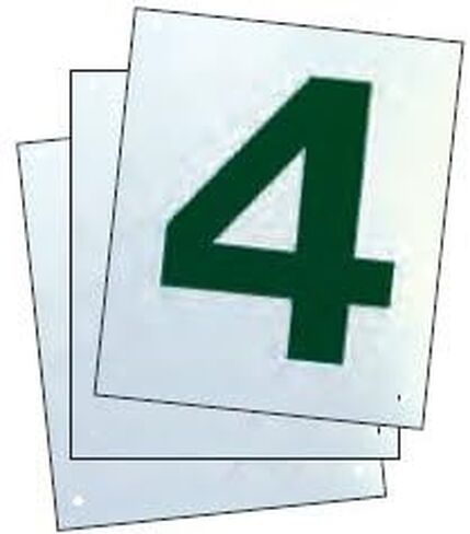 قائمة Har-Tru BuyBocceBalls - ملحقات ملاعب التنس، البوتشي، ملاعب الجولف - أرقام ملاعب التنس، 25.4 سم × 30.48 سم - عبوة من 8 أرقام ملاعب، 1-8 in Kuwait