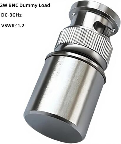 2W BNC Dummy Load 50 ohm,3GHz 2 Watt RF 50 ohm Dummy Load for Ham Radio Low VSWR RF Connector for Ham Radio (2W BNC) in Saudi Arabia