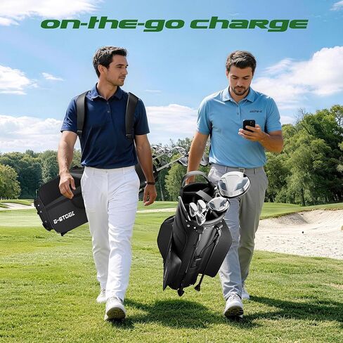 حقيبة حامل جولف بـ 7 اتجاهات - حقائب نادي جولف خفيفة الوزن مع 7 فواصل كاملة الطول ومبرد وغطاء للمطر للرجال والنساء in Kuwait
