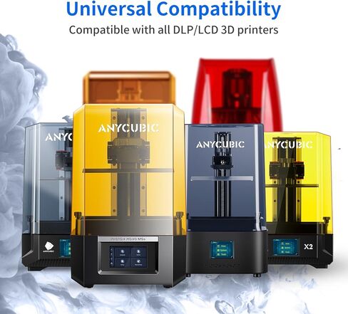 ANYCUBIC 3D Printer Resin, 405nm LCD UV-Curing Resin, High Precision & Rapid Photopolymer 3D Resin for LCD/DLP/SLA Resin 3D Printer (Grey, 1kg) in Saudi Arabia