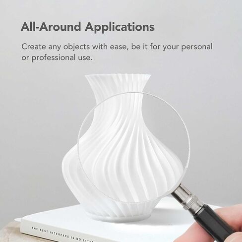 phrozen ABS-Like 3D Printer Resin [Creamy White], 405nm DLP LCD UV-Curing Photopolymer Resin for General Modeling, Prototyping, High Precision Printing, Low Odor, Non-Brittle (1KG) in Kuwait