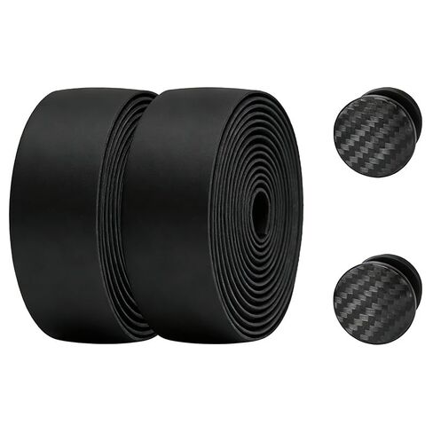 شريط مقود دراجة الطريق EVA خفيف للغاية - ممتص للصدمات 34 جرام، قبضة مريحة ناعمة، مصمم خصيصًا لدراجات الطرق والحصى (أسود) in Kuwait