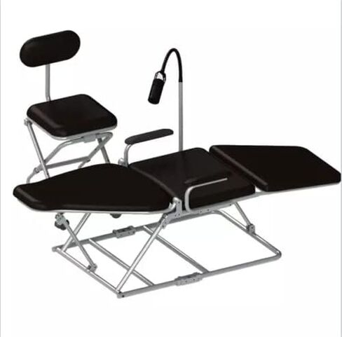 XUX Portable Foldable Chair with LED Exam Light ＆ Tray + Doctor's Stool Nylon Bag in Saudi Arabia