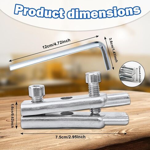 2 Pack Broken Threaded Pipe Extractor Tool, Broken Water Pipe Extractor, Multifunctional Handle Broken Faucet Removal Tool in Saudi Arabia