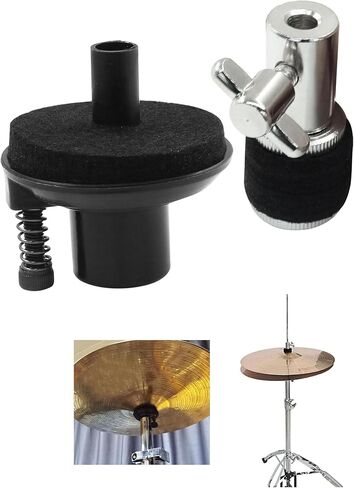 2-Pack Hi-Hat Clutch & Cymbal Seat Holder Set (19mm) - Quick Release Compatible with Most Standard Hi-Hat Stands, Drum Kit Replacement Parts Accessories for Jazz, Rock Drummers in Saudi Arabia