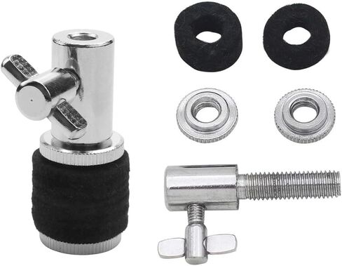 2-Pack Hi-Hat Clutch & Cymbal Seat Holder Set (19mm) - Quick Release Compatible with Most Standard Hi-Hat Stands, Drum Kit Replacement Parts Accessories for Jazz, Rock Drummers in Saudi Arabia