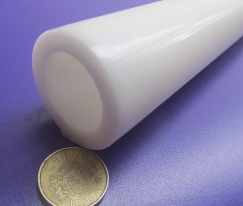 Delrin White Acetal POM Round Tube 1.75" Oversized OD x 1.25" Undersized ID x .250" Wall x 5 Ft. Length 1 pc in Saudi Arabia