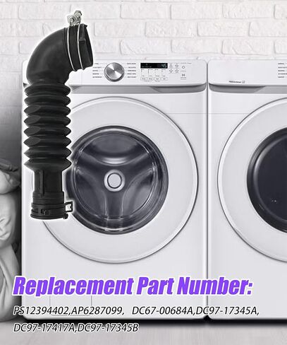 DC97-17345B Washer Drain Hose Compatible With Sam-sung Washing Machine,Replace #DC67-00684A,DC97-17345A,DC97-17417A,DC97-17345B,PS12394402,AP6287099 in Saudi Arabia