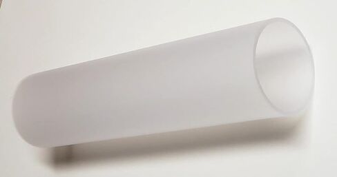 1 Piece Frosted Clear Acrylic Tube 3" OD x 2 3/4" ID x 12" (11 7/8") Inch Long - 3" Diameter in Saudi Arabia