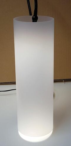 1 Piece Frosted Clear Acrylic Tube 3" OD x 2 3/4" ID x 12" (11 7/8") Inch Long - 3" Diameter in Saudi Arabia