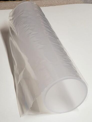 1 Piece Frosted Clear Acrylic Tube 3" OD x 2 3/4" ID x 12" (11 7/8") Inch Long - 3" Diameter in Saudi Arabia
