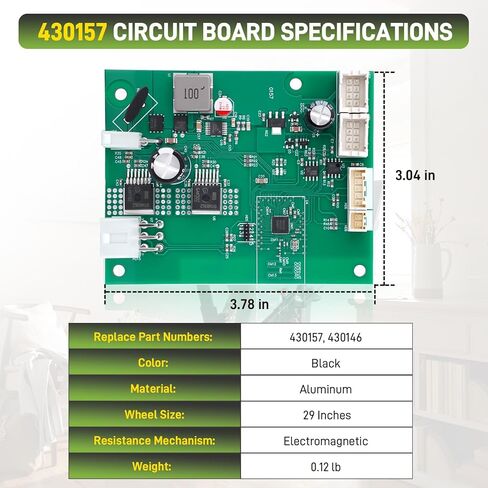 430157 Motor Control Board Controller Compatible with Nordic Track S22I S15I S10I C22I S27I SE9I X24 Studio Cycle Exercise Bikes, Select Elliptical Machines 430156 430157 in Kuwait