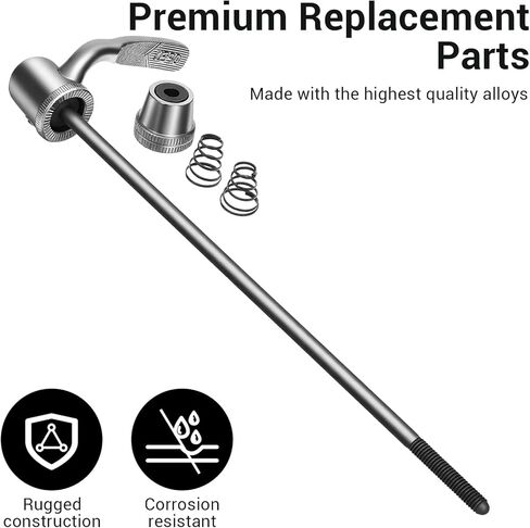 Quick Release Wheel Skewer for Trainer Bicycle Silver Quick Release Axle Rear Wheel Hub for Road Bike MTB Cycling Back Rear Tire in Saudi Arabia