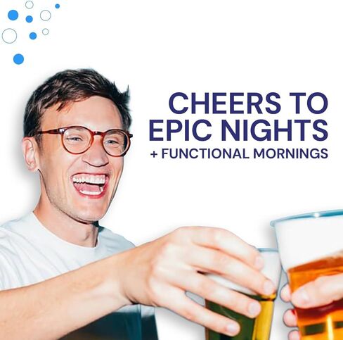 Blowfish for Hangovers - Fast Hangover Relief in 15 Minutes | FDA-Recognized Formulation | Headache Relief, Energy, and Hydration in One Step in Saudi Arabia
