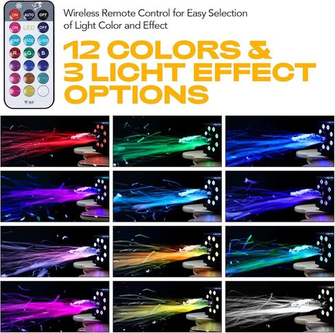 ماكينة صنع الثلج UPGREY بقدرة 1200 وات للاستخدام في الهواء الطلق وفي الداخل، صانعة ثلج وهمية للحفلات مع مصباح LED وجهاز تحكم عن بعد in Kuwait