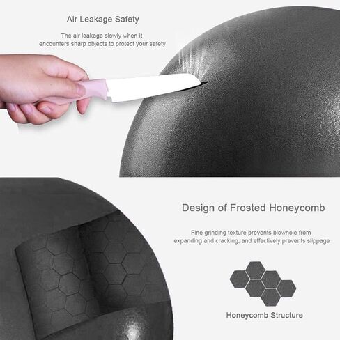 AOAVE 2 Pack Pilates Balls, Mini Yoga Exercise Balls, 9 Inch Small Activity Ball for Pilates, Yoga, Core Training and Physical Therapy, Improves Balance in Saudi Arabia