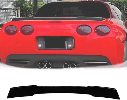 Rear Trunk Lid Spoiler Wing Fit for Chevrolet Corvette C5 1997-2004, ZR1 Extended Style Rear Trunk Wing Carbon Fiber Style in Kuwait