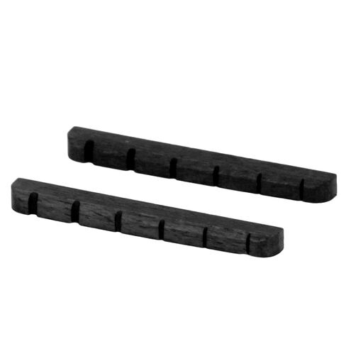 Electric Guitar Nut, Guitar Nut Part 2Pcs Bone 6 String for (Black) in Saudi Arabia