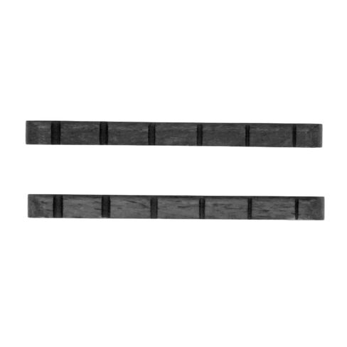 Electric Guitar Nut, Guitar Nut Part 2Pcs Bone 6 String for (Black) in Saudi Arabia