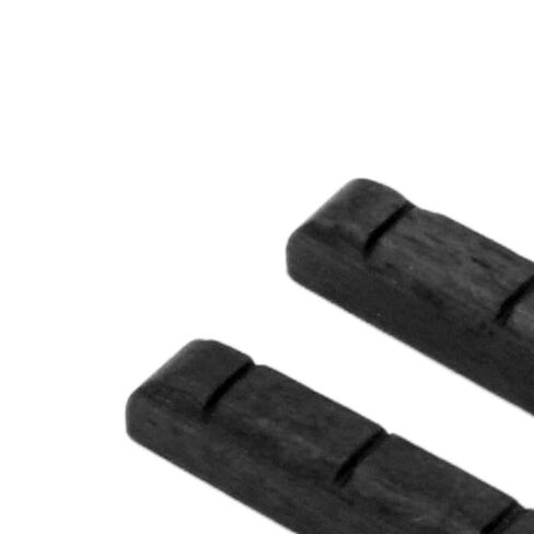 Electric Guitar Nut, Guitar Nut Part 2Pcs Bone 6 String for (Black) in Saudi Arabia