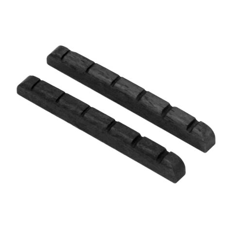 Electric Guitar Nut, Guitar Nut Part 2Pcs Bone 6 String for (Black) in Saudi Arabia