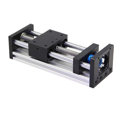 Linear Guide Coupling Sliding Table Ballscrew SFU1204 100-500MM Stroke Double Optical Axis CNC 3D Printer XY(Screw Rod-1204-400mm) in Saudi Arabia