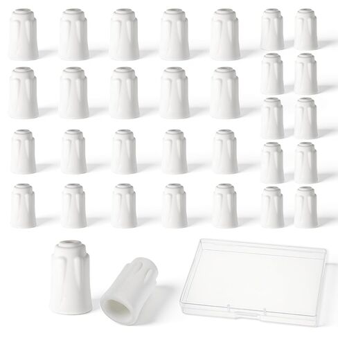 30 PCS Ceramic Wire Nuts, White High Temp Ceramic Wire Connectors, 18-8, 22-10, 22-14 AWG High Temperature Wire Connectors, Electrical Wire Nuts for Electrical Repairs(Small, Medium, Large) in Saudi Arabia