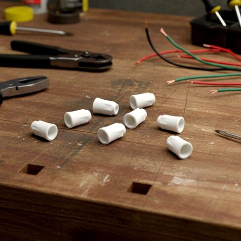30 PCS Ceramic Wire Nuts, White High Temp Ceramic Wire Connectors, 18-8, 22-10, 22-14 AWG High Temperature Wire Connectors, Electrical Wire Nuts for Electrical Repairs(Small, Medium, Large) in Saudi Arabia