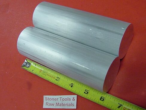 2 Pieces 1-5/8" Aluminum 6061 Round Rod Solid BAR 6" Long New Lathe Stock 1.625" in Saudi Arabia
