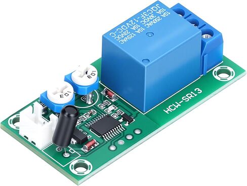 Vibration Alarm Module, Vibration Sensor Module, DC 12V Sensitivity Time Delay Switch DIY High Sensitive, Electronic Component Vibration Sensors in Saudi Arabia