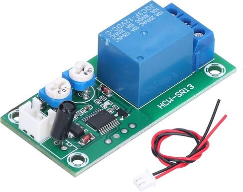 Vibration Alarm Module, Vibration Sensor Module, DC 12V Sensitivity Time Delay Switch DIY High Sensitive, Electronic Component Vibration Sensors in Saudi Arabia