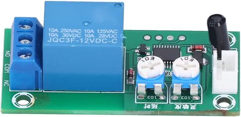 Vibration Alarm Module, Vibration Sensor Module, DC 12V Sensitivity Time Delay Switch DIY High Sensitive, Electronic Component Vibration Sensors in Saudi Arabia