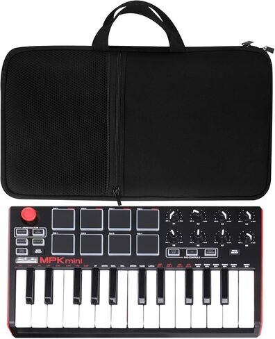 Keyboard Travel Sleeve Music Keyboard Protective Bag Shockproof Waterproof Neoprene Case Compatible With Akai Professional MPK Mini MK3 / MPK Mini Play MK3 25 Key USB MIDI Keyboard Controller in Saudi Arabia