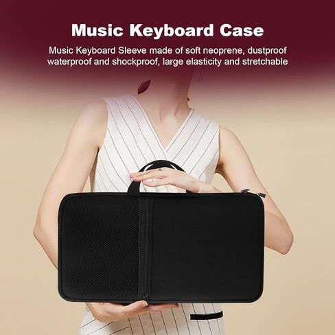 Keyboard Travel Sleeve Music Keyboard Protective Bag Shockproof Waterproof Neoprene Case Compatible With Akai Professional MPK Mini MK3 / MPK Mini Play MK3 25 Key USB MIDI Keyboard Controller in Saudi Arabia
