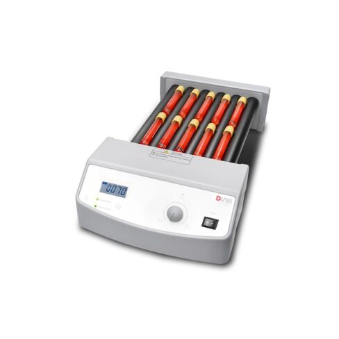 DLAB MX-T6-Pro LCD Digital Tube Roller Variable Speed 6 Rollers Brushless DC Motor, Speed Range 10-70rpm, Time Setting Range 1-1199min, for Laboratory, Chemical Samples and Bottles Mixing in Saudi Arabia