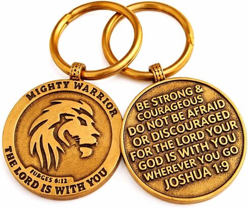 Inspirational Keychain Gifts for Men Women Boys & Girls - Keyring Lucky Charms for Graduation Baptism Birthday Christmas in Saudi Arabia
