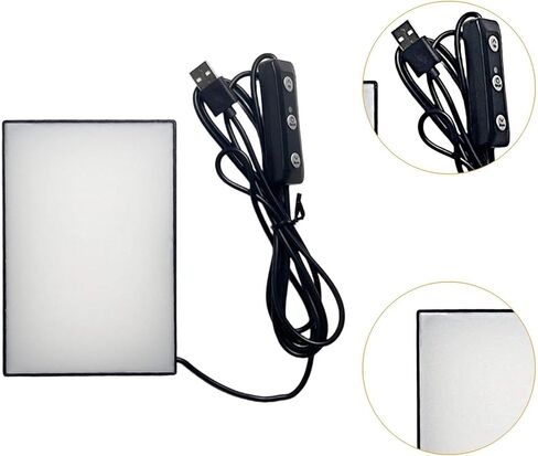 Hjdlhx Slide Viewer Light Enthusiasts with 10 Adjustable Brightness Accurate Color Professional Sturdy Accessory in Saudi Arabia