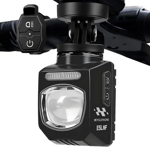 Bike Lights for Night Riding, Cutoff Line Bicycle Light with Remote Control, 1200 Lumens USB Rechargeable Bike Headlight, Waterproof Safety Bike Front Light for Road, Mountain Bikes in Kuwait