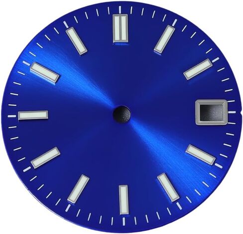 28.5mm Sunburst Watch Dial Green Luminous Accessories Watch Dial for Automatic NH35 Movement Part in Kuwait