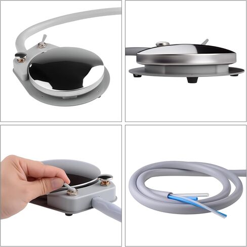 REEHUT Foot Control Switch Pedal Foot Valve with Tube Cable 4 H for Chair Unit in Kuwait