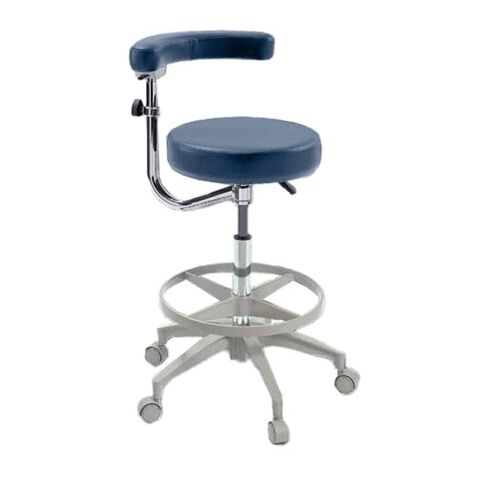 Premium Plus WIN2103-DBLUE Assistant Stool Ultra Stable Base Adjustable Height Dark Blue in Saudi Arabia