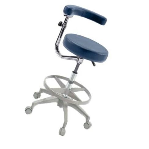 Premium Plus WIN2103-DBLUE Assistant Stool Ultra Stable Base Adjustable Height Dark Blue in Saudi Arabia