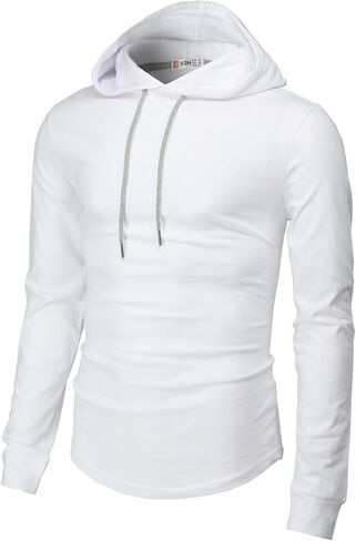 H2H Mens Casual Pullover Hoodie Henley Lightweight Sweatshirts of Various Styles in Kuwait