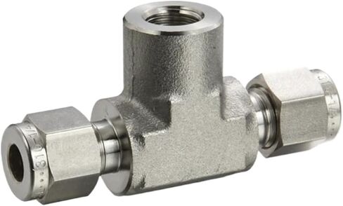 5Pcs/Lot Female Branch Tee SS Fitting FBT1/81/43/81/2 Stainless Steel 316L Pipe Lok Card sleeve(FBT-14 14mm,1-2NPT) in Kuwait