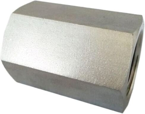 5Pcs/Lot HCG 1/8 1/4 3/8 1/2 3/4 1 Hex Coupling Stainless Steel 316L Tube Fitting Plumbing 3000PSI Connector(HCG-04 1-2NPT) in Kuwait